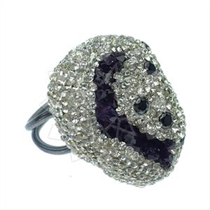 925 Sterling Silver Gem and Crystals Gemstone Rings