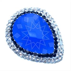 925 Sterling Silver Gem and Crystals Gemstone Rings