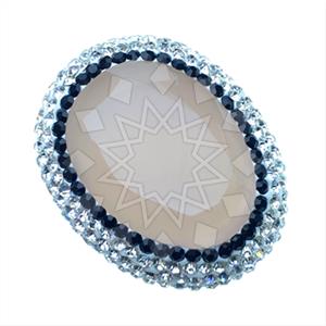 925 Sterling Silver Gem and Crystals Gemstone Rings