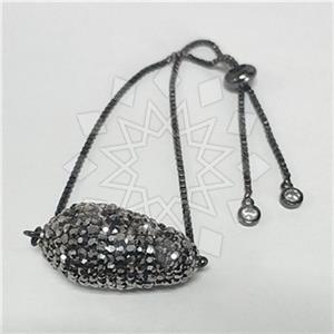 Fashion Crystal Pave  Adjustable Bracelet