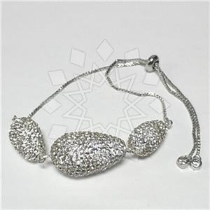 Fashion Crystal Pave  Adjustable Bracelet