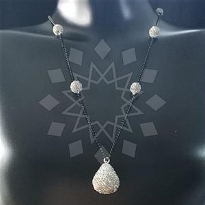 Fashion Gem and Crystals Beaded Necklace