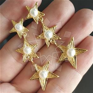 925 Sterling Silver Designer  Dangle Earrings