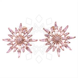 925 Sterling Silver Moon and Stars Statement Earring