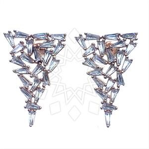925 Sterling Silver Geometric Stud Earrings