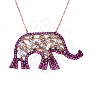925 Sterling Silver Animal Pendant Necklace