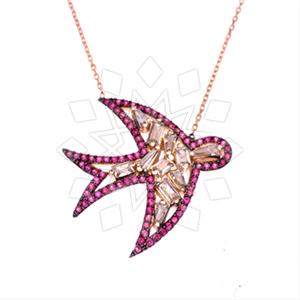 925 Sterling Silver Animal Pendant Necklace