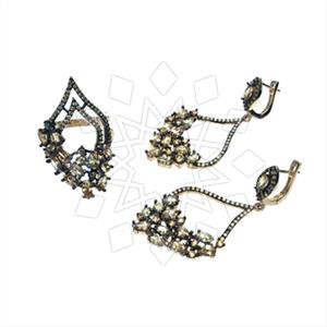 925 Sterling Silver Zirconia Statement  Ring Earrings Sets