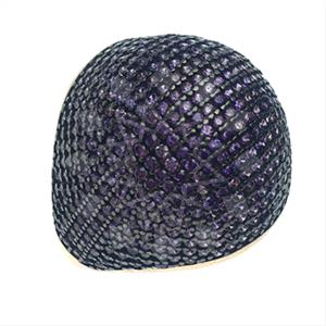 925 Sterling Silver Zirconia Pave  Cocktail Rings