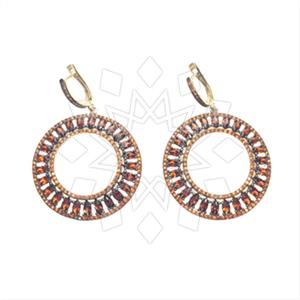 925 Sterling Silver Geometric Statement Earring