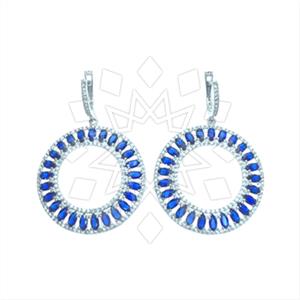 925 Sterling Silver Geometric Statement Earring
