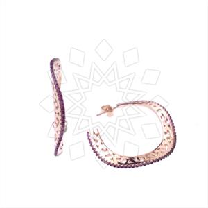 925 Sterling Silver Zirconia Statement Earring