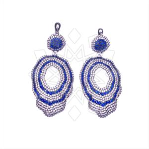925 Sterling Silver Zirconia Statement  Statement Earring