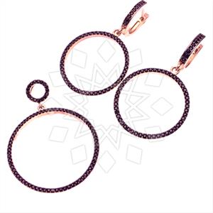 925 Sterling Silver Geometric Earrings Pendant Sets