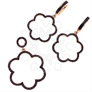 925 Sterling Silver Geometric Earrings Pendant Sets