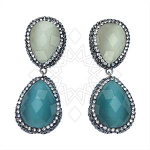 925 Sterling Silver Double Drop Earrings