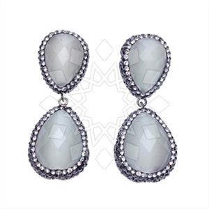 925 Sterling Silver Double Drop Earrings