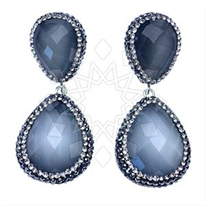 925 Sterling Silver Double Drop Earrings