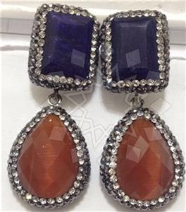 925 Sterling Silver Double Drop Earrings