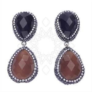 925 Sterling Silver Double Drop Earrings