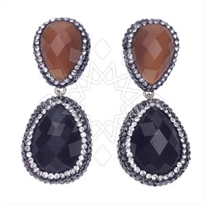 925 Sterling Silver Double Drop Earrings