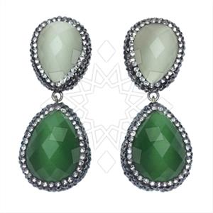 925 Sterling Silver Double Drop Earrings