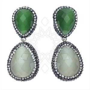 925 Sterling Silver Double Drop Earrings