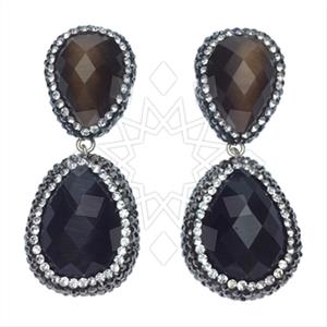 925 Sterling Silver Double Drop Earrings