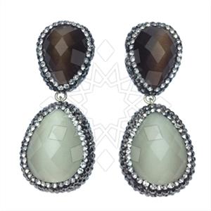 925 Sterling Silver Double Drop Earrings