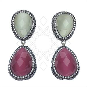 925 Sterling Silver Double Drop Earrings