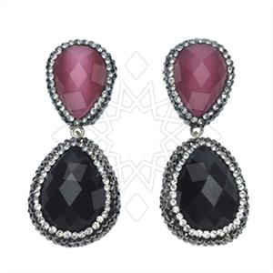 925 Sterling Silver Double Drop Earrings