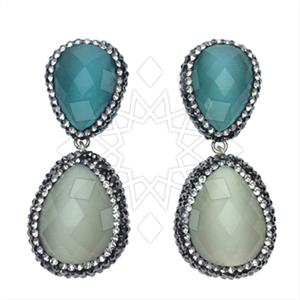 925 Sterling Silver Double Drop Earrings
