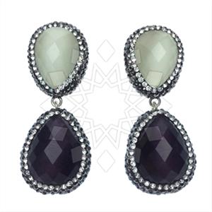 925 Sterling Silver Double Drop Earrings