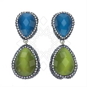 925 Sterling Silver Double Drop Earrings