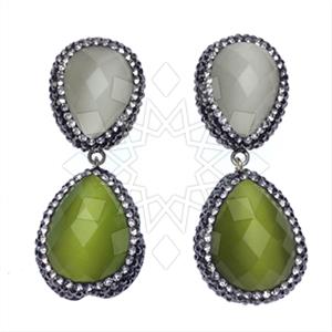 925 Sterling Silver Double Drop Earrings