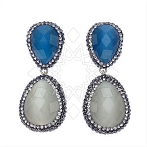 925 Sterling Silver Double Drop Earrings