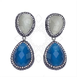 925 Sterling Silver Double Drop Earrings