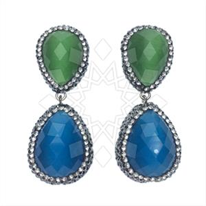 925 Sterling Silver Double Drop Earrings