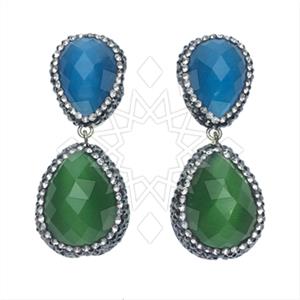 925 Sterling Silver Double Drop Earrings