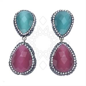 925 Sterling Silver Double Drop Earrings