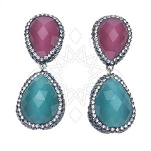 925 Sterling Silver Double Drop Earrings