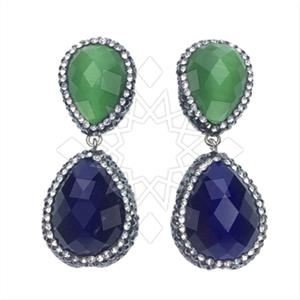 925 Sterling Silver Double Drop Earrings