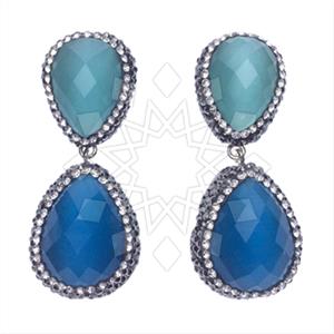 925 Sterling Silver Double Drop Earrings