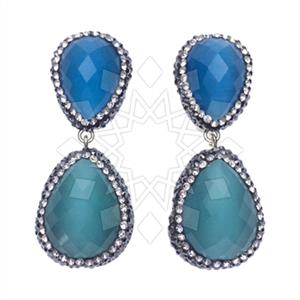 925 Sterling Silver Double Drop Earrings
