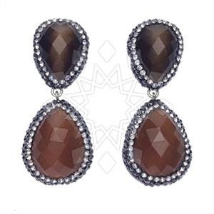 925 Sterling Silver Double Drop Earrings