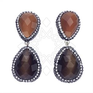925 Sterling Silver Double Drop Earrings