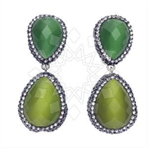 925 Sterling Silver Double Drop Earrings