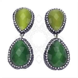 925 Sterling Silver Double Drop Earrings