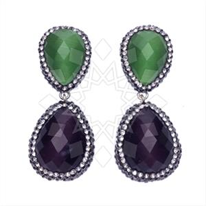 925 Sterling Silver Double Drop Earrings