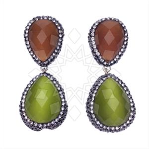 925 Sterling Silver Double Drop Earrings